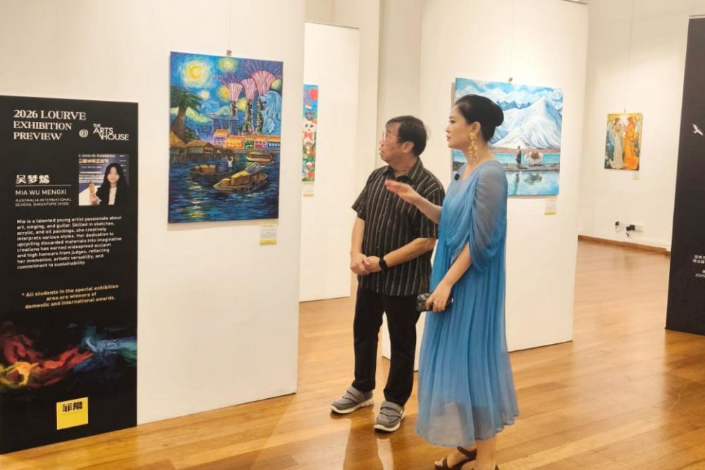菲常藝術盧浮宮預展新加坡落幕，本土青少年藝術家閃耀國際舞臺